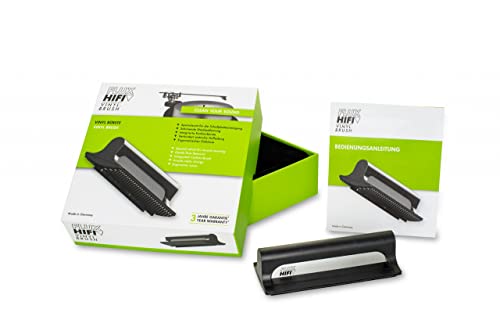 FLUX-Hifi Flux-Brush Schallplattenbürste kombiniert mit Samtpads und Karbonfaserbürste von FLUX-Hifi