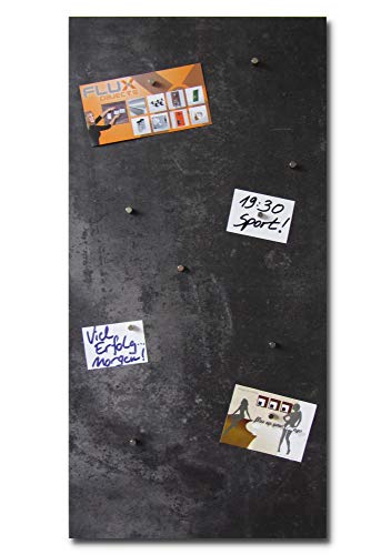 Vinyl-Magnetpinnwand in Stein-/Beton-Optik mit schwarz/grauer Struktur, magnetisches Memo-Board in der Größe 91,5cm x 46cm inkl. 10x Neodymmagnet Vinyl-Magnetpinnwand in Stein-/Beton-Optik mit schwarz/grauer Struktur, magnetisches Memo-Board in der Größe 91,5cm x 46cm inkl. 10x Neodymmagnet von FLUX objects