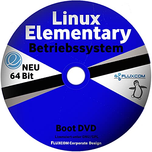 Linux Elementary OS 2024 komplettes Betriebssystem auf DVD von FLUXCOM