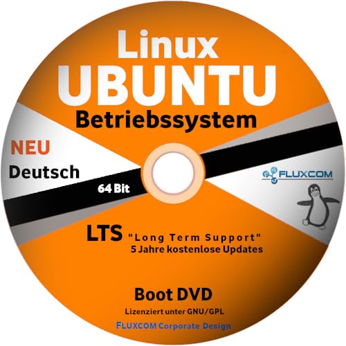 Linux Ubuntu 22.04 .1 LTS Betriebssystem auf DVD von FLUXCOM