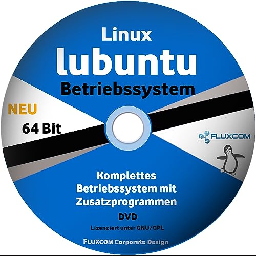 Linux lubuntu 22.04 .2 LTS 64 Bit Betriebssystem auf DVD von FLUXCOM