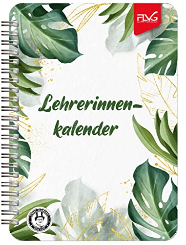 A5 Lehrerkalender 2023/2024 FLVG Verlag Sonderedition Blätter grün Onkel Schwerdt von FLVG