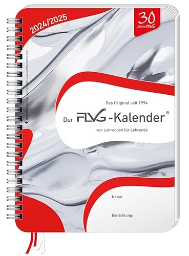 FLVG Lehrerkalender 2024/2025 A5 für Lehrerinnen und Lehrer kompakter Schulplaner, Lehrerplaner für den Unterricht, Schule und Job von FLVG