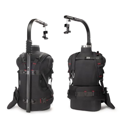FLYCAM Flowline 600N Professionelle stabilisierende Überkopf Körperstütze für Kamerakardanringe (12-15 kg) Stabilisatorweste für Videofilm Cinema Camera Camcorder (FLCM-FLN-600N) von FLYCAM
