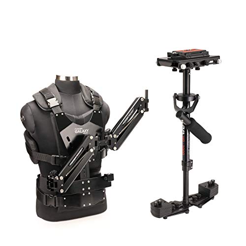 Flycam HD-3000 Stabilisator mit Galaxy Dual Arm & Body Vest Steadycam System (GLXY-AV-HD-3) für Video-DSLR-Kameras, kostenloses Zubehör von FLYCAM