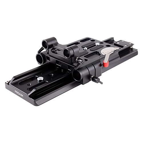 PROAIM Kamera-Grundplatte mit 15mm-19mm Stangen. Schnellwechselplatte mit Standard-Schwalbenschwanzplatte für DSLR-Video-Camcorder-Kamera. (CH-DTPQ-01) von PROAIM