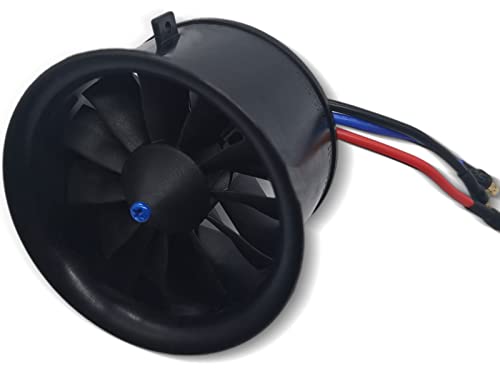 DD 64 mm EDF 11 Flügel mit 3500 kV RC bürstenlosem Motor Balance getestet für 3S/4S RC Jet Airplane von FLYCOLOR