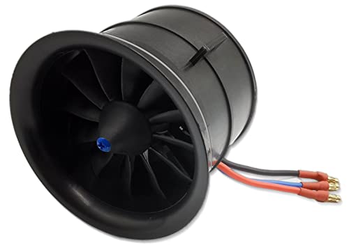 DIAMONDDYNAMICS DD 70 mm EDF 11 Blätter Kanalventilator mit 3400 KV RC bürstenloser Motor Balance getestet für EDF 4S RC Jet Flugzeug von FLYCOLOR