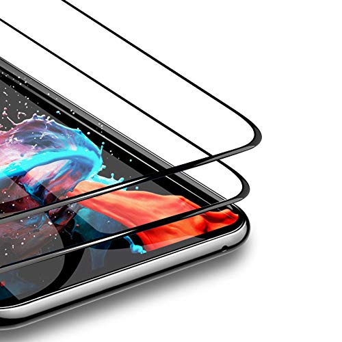FMPC 3D Schutzglas 9H Härte Fullscreen [2 Stück] kompatibel mit iPhone SE(2020), Premium Gehärtetem Glas Schutzfolie [Panzerglas-Folie] Anti-Kratzen, HD Ultra Clear -Schutz Displayfolie von FMPC