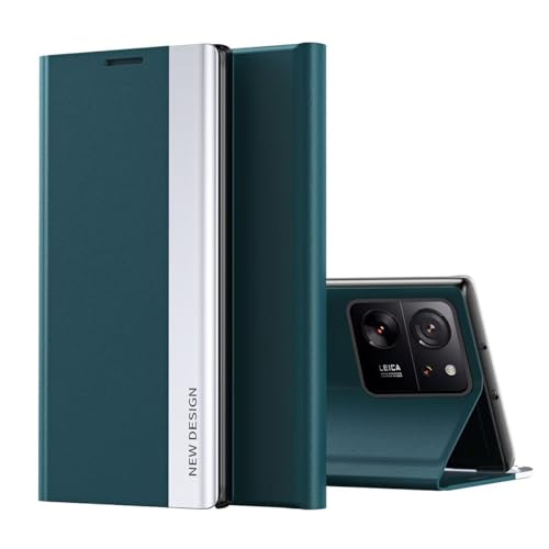 FMPCUON Handyhülle für iPhone 12/12 Pro Hülle, iPhone 12/12 Pro Hülle, Premium Leder Flip p Klappbare Stoßfeste [Standfunktion] Schutzhülle Tasche für iPhone 12/12 Pro - Grün von FMPCUON