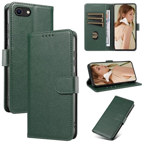 FMPCUON Handyhülle für iPhone 6/iPhone 6S Hülle PU Leder Handyhülle Lederhülle Klapphülle Magnet Kartenfach Flip Cover für iPhone 6/iPhone 6S Handy hülle Leather Wallet Phone Case - Grün FMPCUON Handyhülle für iPhone 6/iPhone 6S Hülle PU Leder Handyhülle Lederhülle Klapphülle Magnet Kartenfach Flip Cover für iPhone 6/iPhone 6S Handy hülle Leather Wallet Phone Case - Grün von FMPCUON