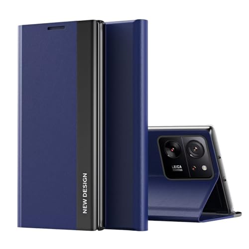 FMPCUON Handyhülle für iPhone XS Max Hülle, iPhone XS Max Hülle, Premium Leder Flip Klappbare Stoßfeste [Standfunktion] Schutzhülle Tasche für iPhone XS Max - Schatz Blau von FMPCUON