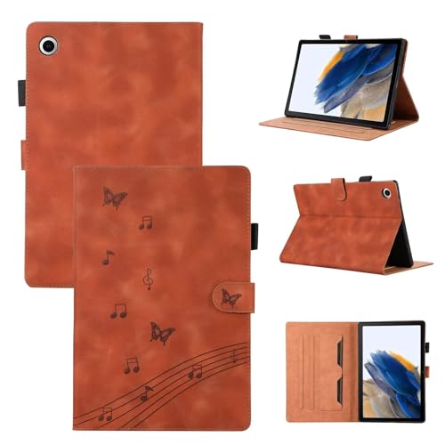 FMPCUON Hülle für Huawei MediaPad M5 10 (Pro) 10.8 Zoll,Premium Pu Leder Business Stand Folio Cover, mit Kartensteckplatz Stifthalter Mehrere Blickwinkel,Tablet Case mit Auto Sleep/Wake,Braun von FMPCUON