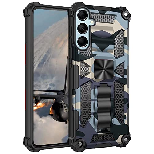 FMPCUON Hülle für Samsung Galaxy A34 5G, Panzerhülle Heavy Duty Schutzhülle mit Ständer Case Cover für Samsung Galaxy A34 5G - Navy Blau FMPCUON Hülle für Samsung Galaxy A34 5G, Panzerhülle Heavy Duty Schutzhülle mit Ständer Case Cover für Samsung Galaxy A34 5G - Navy Blau von FMPCUON