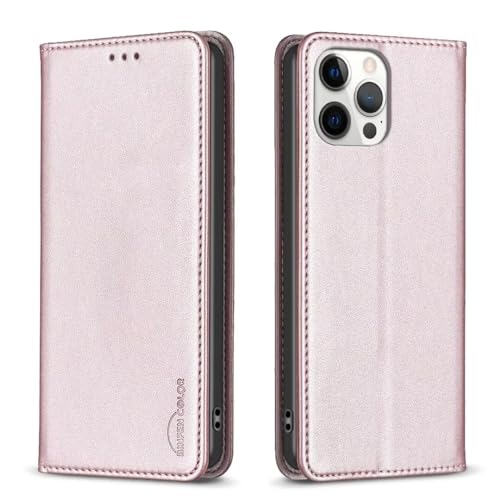 FMPCUON Lederhülle Kompatibel mit iPhone 12/12 Pro Hülle,Flip Wallet Handyhülle PU Leder Tasche Case Kartensteckplätzen Schutzhülle,Roségold FMPCUON Lederhülle Kompatibel mit iPhone 12/12 Pro Hülle,Flip Wallet Handyhülle PU Leder Tasche Case Kartensteckplätzen Schutzhülle,Roségold von FMPCUON