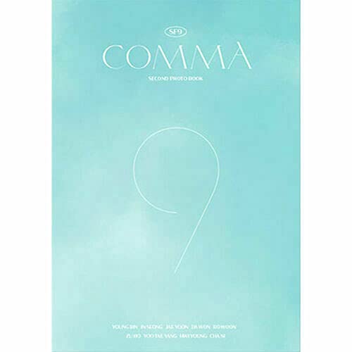 SF9 2ND PHOTO BOOK [ COMMA ]. 1ea DVD(CD/About 50mins)+248p Photo Book+1ea Pocket Holder+3ea Unit Film Photo+1ea Paper Stand+1ea Scratch Ticket+9ea Polaroid Photo Card+9ea Mini Poster+1ea Poster Set von [ FNC ENTERTAINMENT ]