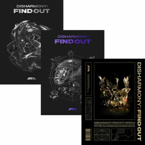 P1HARMONY [ DISHARMONY : FIND OUT ] 3rd Mini Album ( FIND OUT / TURN OUT / +WORLD 3 Ver SET ) ( 3 CD+3 Photo Book+3 Folding Poster(On pack)+3 Logo Tag+2 Standing Photo Card+Lenticular Photo Card+etc ) von FNC Ent.