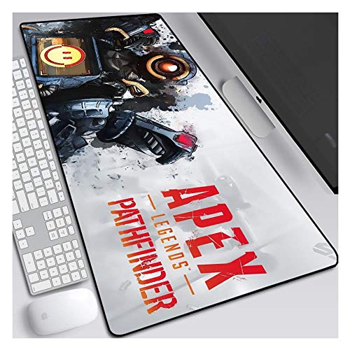 Mauspad Apex Legends 900X400mm Mauspad, Extended Keyboard Mousepad Professionelle Gaming-Mausmatte mit 3 mm starker Basis, für Notebooks, PC, H von FNCNB