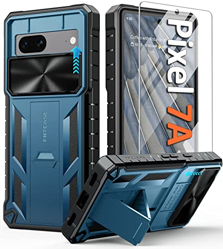 FNTCASE Handyhülle für Google Pixel 7A Hülle: Stoßfeste Schutzhülle Robust Heavy Duty Militär-Grade Schutz Fallschutz Google Pixel 7A Hülle mit Ständer TPU Matte Hybrid Harte Bumper Blau FNTCASE Handyhülle für Google Pixel 7A Hülle: Stoßfeste Schutzhülle Robust Heavy Duty Militär-Grade Schutz Fallschutz Google Pixel 7A Hülle mit Ständer TPU Matte Hybrid Harte Bumper Blau von FNTCASE