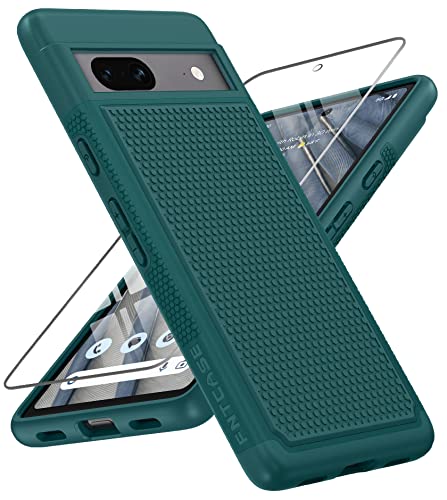 FNTCASE for Google Pixel 7A Hülle: Doppelte Fallschutz Tough Handy Hülle 360 Militär Grad Schutzhülle Stoßfest Hard Mobile Cover Robuste Matt Heavy Duty Bruchfest Ästhetik Cases von FNTCASE