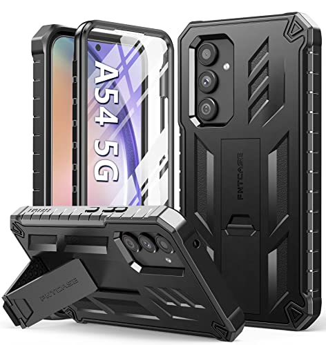 FNTCASE für Samsung Galaxy A54-5G hülle: Doppelschichtige Stoßfeste Abdeckung & Matt Strukturierte Robuste TPU-Schale mit Ständer Sturzsichere Schutzhülle für Samsung A54 5G FNTCASE für Samsung Galaxy A54-5G hülle: Doppelschichtige Stoßfeste Abdeckung & Matt Strukturierte Robuste TPU-Schale mit Ständer Sturzsichere Schutzhülle für Samsung A54 5G von FNTCASE