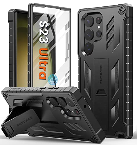 FNTCASE für Samsung Galaxy S23-Ultra Hülle: Handyhülle für S23 Ultra mit Ständer Rugged Outdoor Case 360 Rundumschutz Schutzhülle Stoßfest rutschfest Handy hülle Cover Anti-Kratzt Harte PC Rückseite FNTCASE für Samsung Galaxy S23-Ultra Hülle: Handyhülle für S23 Ultra mit Ständer Rugged Outdoor Case 360 Rundumschutz Schutzhülle Stoßfest rutschfest Handy hülle Cover Anti-Kratzt Harte PC Rückseite von FNTCASE