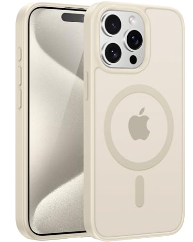 FNTCASE für iPhone 15 Pro Hülle: Magnetisch Matt Durchscheinende Rückseite Dünne Handyhülle Militärstandard Fallschutz Stoßfest Case Robust Kratzfest Schutzhülle Aprikose FNTCASE für iPhone 15 Pro Hülle: Magnetisch Matt Durchscheinende Rückseite Dünne Handyhülle Militärstandard Fallschutz Stoßfest Case Robust Kratzfest Schutzhülle Aprikose von FNTCASE