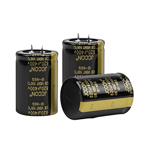 Kondensatoren 2 Stück Audio-Elektrolytkondensatoren 400 V 100 UF 150 UF 220 UF 330 UF 470 UF 560 UF 680 UF ​​820 UF 1000 UF for HiFi-Verstärker Low ESR Diodenschalter (Size : 400V220UF 25x35) von FOCCAR