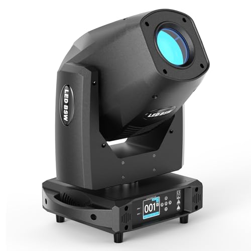 250W 3-in-1 LED Moving Head Licht, 9+1 Farbrad 6+1 Rotierende Gobos d-mx512/RDM Sound Control Wash Bühnenlicht für Konzert Club Hochzeit Party DJ von FODEXAZY
