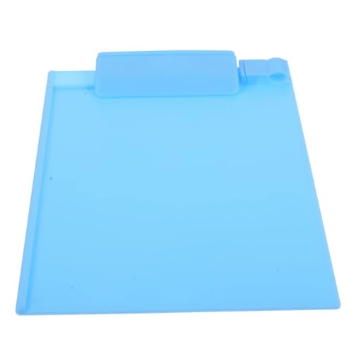Klemmbretter aus Kunststoff, 3 stücke Clip Bord Profil A5 Papier Halter Schreibwaren Menü Büro Zwischenablage(Blue) von FOELANNE
