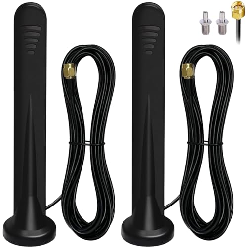 2 Stück 4G LTE Antenne 5G Signal Booster Omni-Direktionale Netzwerk Antenne SMA Ts9 Anschluss 15dbi Magnetische Basis Antenne mit 3m Kabel Für 3g/4g/5g/Gsm/Gprs Router Iot Gateway Smart Home 2 Stück 4G LTE Antenne 5G Signal Booster Omni-Direktionale Netzwerk Antenne SMA Ts9 Anschluss 15dbi Magnetische Basis Antenne mit 3m Kabel Für 3g/4g/5g/Gsm/Gprs Router Iot Gateway Smart Home von FOGARI