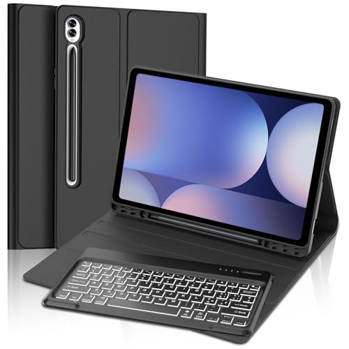 FOGARI Schutzhülle mit Tastatur für Samsung Tab S10 Ultra 14,6 Zoll 2024, Bluetooth-Tastatur mit Hintergrundbeleuchtung in 7 Farben, minimalistische, moderne ultradünne Hülle, 360 °, mit FOGARI Schutzhülle mit Tastatur für Samsung Tab S10 Ultra 14,6 Zoll 2024, Bluetooth-Tastatur mit Hintergrundbeleuchtung in 7 Farben, minimalistische, moderne ultradünne Hülle, 360 °, mit von FOGARI