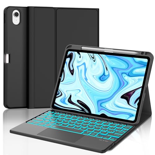 FOGARI Tastaturhülle für iPad Air 6Gen 11 Zoll (M2) 2024, Schutzhülle für iPad Air 6 2024, italienische Tastatur mit Hintergrundbeleuchtung Bluetooth abnehmbar für iPad Air 6Gen 11 Zoll (M2) 2024, mit von FOGARI