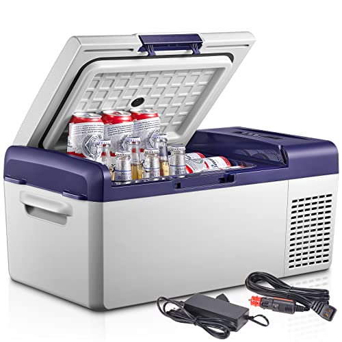 FOHERE 15L Mini Kühlschrank, Kompressor Kühlbox, 12/24V DC und 220-240V AC, Elektrische Kühlschrank für Auto, Lkw, Boot, Fahrzeuge, Camping, Reisen, Haus -20℃~+20℃ FOHERE 15L Mini Kühlschrank, Kompressor Kühlbox, 12/24V DC und 220-240V AC, Elektrische Kühlschrank für Auto, Lkw, Boot, Fahrzeuge, Camping, Reisen, Haus -20℃~+20℃ von FOHERE