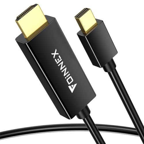 FOINNEX Mini DisplayPort auf HDMI Kabel, 4K 60Hz Aktiv Thunderbolt 2 zu HDMI Adapter Cable, UHD Mini DP a HDMI Cord Mini Display Port to HDMI für MacBook Air/Pro, Surface Pro, Laptop, 3M FOINNEX Mini DisplayPort auf HDMI Kabel, 4K 60Hz Aktiv Thunderbolt 2 zu HDMI Adapter Cable, UHD Mini DP a HDMI Cord Mini Display Port to HDMI für MacBook Air/Pro, Surface Pro, Laptop, 3M von FOINNEX