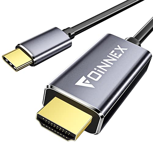 FOINNEX USB C auf HDMI Kabel, 4K 30Hz USB Typ C zu HDMI Kabel, USB C 3.1 Thunderbolt 3/4 to HDMI Cable Kompatibel für MacBook Pro/Air, iMac, iPad Pro, Galaxy S20 S10, Surface, Dell, HP, 2M/6.6T FOINNEX USB C auf HDMI Kabel, 4K 30Hz USB Typ C zu HDMI Kabel, USB C 3.1 Thunderbolt 3/4 to HDMI Cable Kompatibel für MacBook Pro/Air, iMac, iPad Pro, Galaxy S20 S10, Surface, Dell, HP, 2M/6.6T von FOINNEX