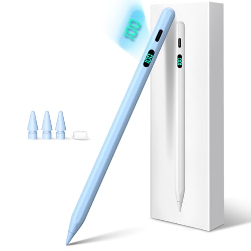 FOJOJO Stift für iPad 2025–2018,Pencil für iPad 11th A16/10/9/8/7/6, Air 11/13 M2/M3, Pro 11/13 M4,Pro 12,9 Zoll, Air 5/4/3, Mini 7/6/5,mit LED-Power-Anzeige, schnelles Aufladen FOJOJO Stift für iPad 2025–2018,Pencil für iPad 11th A16/10/9/8/7/6, Air 11/13 M2/M3, Pro 11/13 M4,Pro 12,9 Zoll, Air 5/4/3, Mini 7/6/5,mit LED-Power-Anzeige, schnelles Aufladen von FOJOJO