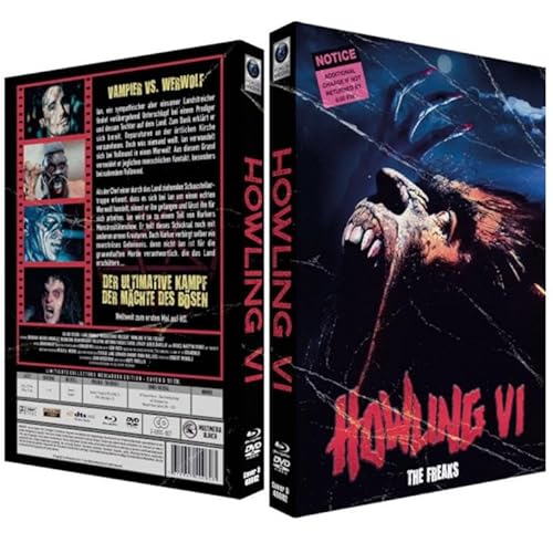 Howling 6 / Das Tier VI - The Freaks - 2-Disc Mediabook Blu-Ray + DVD - Cover D - limited 111er Edition HD-Weltpremiere von FOKUS MEDIA
