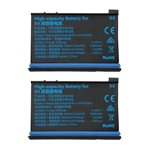 2500mAh Batterie Für Aktionskameras Um Eine Längere Verwendung Bei Outdoor Aktivitäten Zu Gewährleisten von FOLODA