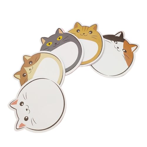 5pcs Selves Adhäsive Stick Notes Pad Cats Form Stick Notnoten Stick Pad Entfernbarer Sticksnoten Notizblock Note Pad Set Set Set 5pcs Selves Adhäsive Stick Notes Pad Cats Form Stick Notnoten Stick Pad Entfernbarer Sticksnoten Notizblock Note Pad Set Set Set von FOLODA