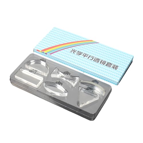 6pcs Optics Objektiv Set Triangular Semiccircular Rechteck Konkave Bikonvex Objektiv Für Unterrichten Von Physik Gebeugtem Licht 6pcs Optics Objektiv Set Triangular Semiccircular Rechteck Konkave Bikonvex Objektiv Für Unterrichten Von Physik Gebeugtem Licht von FOLODA