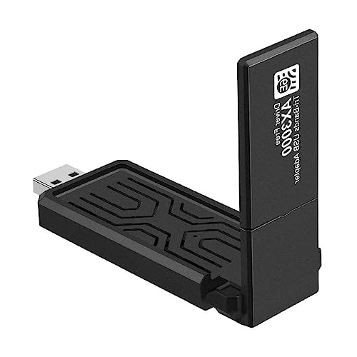 AX3000M WiFi6 USB-Karte USB 3.0 für Laptops Desktops 3000 Mbps Empfänger USB-Karte von FOLODA