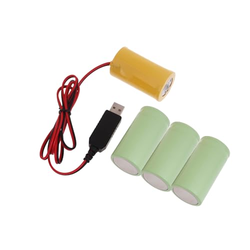 FOLODA USB 5V 2A Bis 6V1A LR20 D Batterieausscheidungsleitungsleitungskabelkabellinie Für Skalen/LED Licht/Taschenlampen von FOLODA