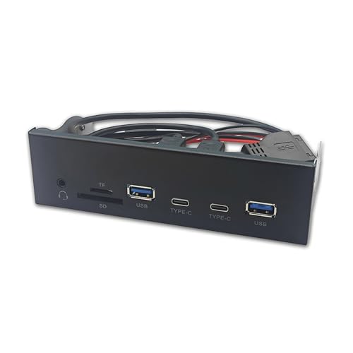 FOLODA USB3.2 GEN1 5.25 Zoll Panel Für PC Hülle Mit Doppelter USB3.0 Typ C Und Kartenleser Für Desktop 5.25 Zoll Bucht FOLODA USB3.2 GEN1 5.25 Zoll Panel Für PC Hülle Mit Doppelter USB3.0 Typ C Und Kartenleser Für Desktop 5.25 Zoll Bucht von FOLODA