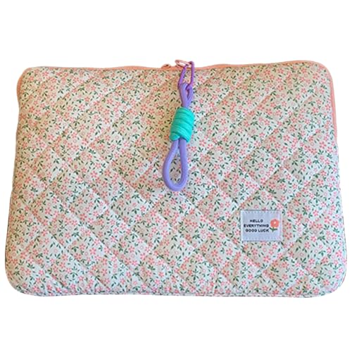 Modische Laptoptasche mit Blumenmuster, 28,9 cm, 38,1 cm, 38,1 cm, praktische Notebook-Tasche, Laptoptasche, leichte Computertasche für Notebook, Tablet Modische Laptoptasche mit Blumenmuster, 28,9 cm, 38,1 cm, 38,1 cm, praktische Notebook-Tasche, Laptoptasche, leichte Computertasche für Notebook, Tablet von FOLODA