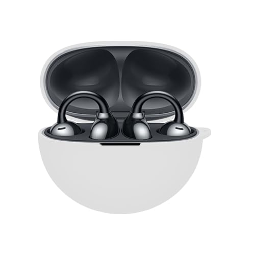 Stoßfestes Kopfhörer-Gehäuse, hautfreundliche Abdeckung, geeignet für FreeClip, waschbare Schale, rutschfest, schlagfest, mit Karabiner von FOLODA