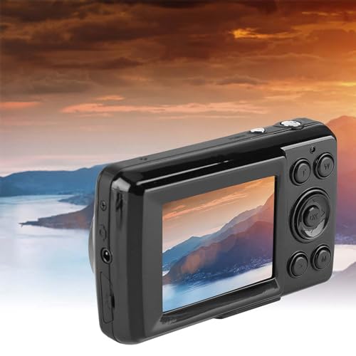 Video-Digitalkamera, 16MP 720P 30FPS Kleiner Camcorder, 4X Zoom HD-Digitalkamera Tragbar und leicht, für Zuhause und auf Reisen (Schwarz) von FOLOSAFENAR