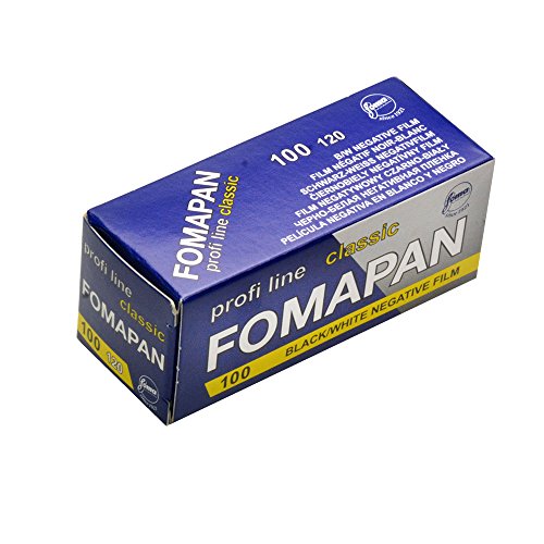 Foma Fomapan Fotofilm (100 ISO Schwarz - Weiß Negativ- Rollfilm/Mittelformatfilm,120) von FOMA