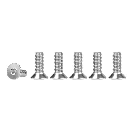 FOMGIIN Senkkopfschrauben Edelstahl M3x10mm, 100 Stück 304 Edelstahlschrauben Schrauben Senkkopf Din 7991 A2 V2A Innensechskant Senkschrauben, Senkschraube Vollgewinde Senkkopfschraube mit Metrischen FOMGIIN Senkkopfschrauben Edelstahl M3x10mm, 100 Stück 304 Edelstahlschrauben Schrauben Senkkopf Din 7991 A2 V2A Innensechskant Senkschrauben, Senkschraube Vollgewinde Senkkopfschraube mit Metrischen von FOMGIIN