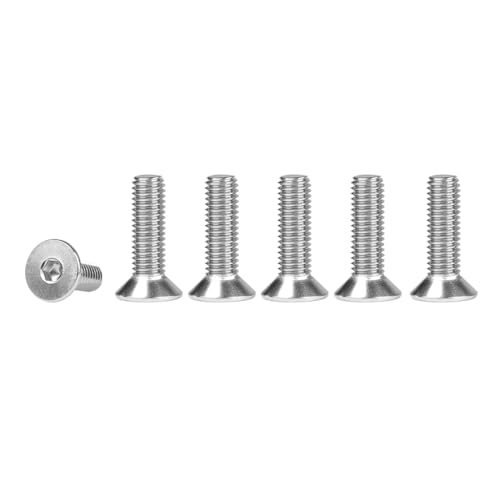 FOMGIIN Senkkopfschrauben Edelstahl M3x12mm, 100 Stück 304 Edelstahlschrauben Schrauben Senkkopf Din 7991 A2 V2A Innensechskant Senkschrauben, Senkschraube Vollgewinde Senkkopfschraube mit Metrischen von FOMGIIN